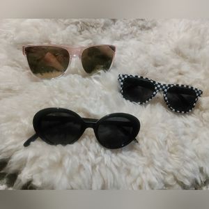 3 pairs of sunglasses